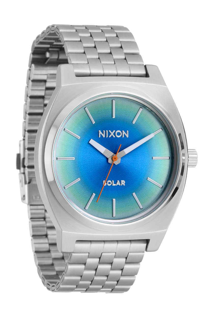 Nixon Time Teller Solar | Silver/Rainbow