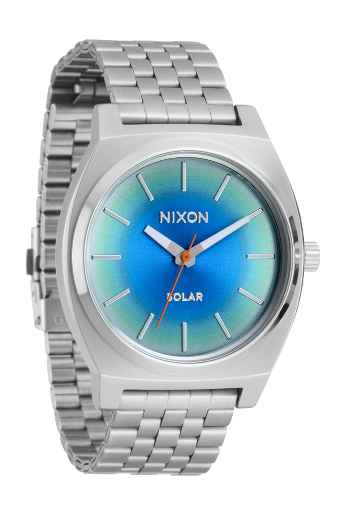 Nixon Time Teller Solar | Silver/Rainbow