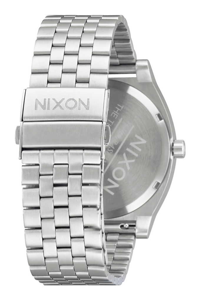 Nixon Time Teller Solar | Silver/Salmon