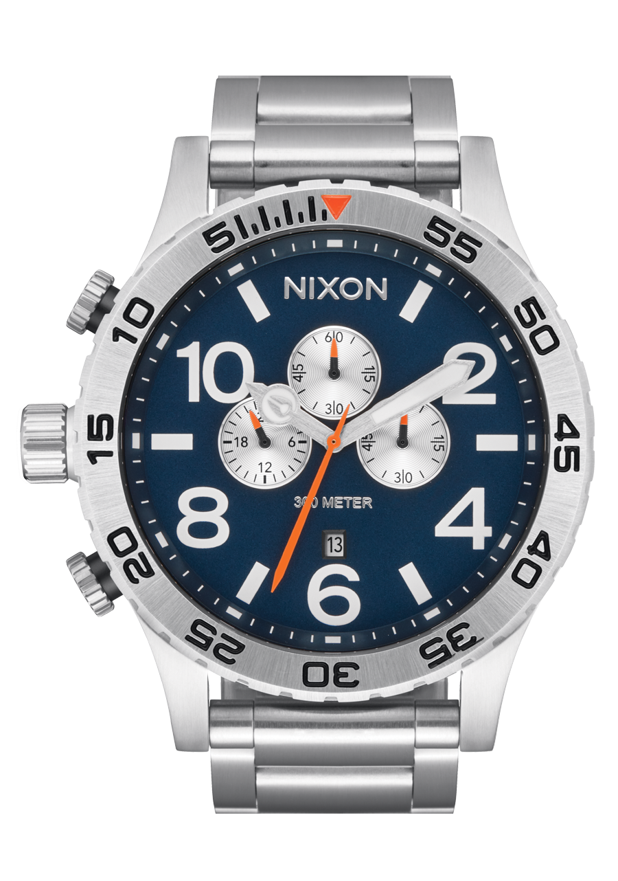 Nixon 51-30 Chrono | Silver/Midnight