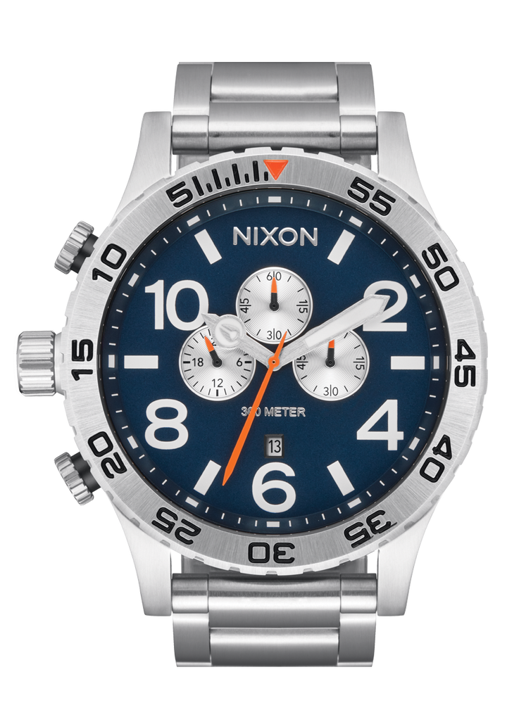 Nixon 51-30 Chrono | Silver/Midnight