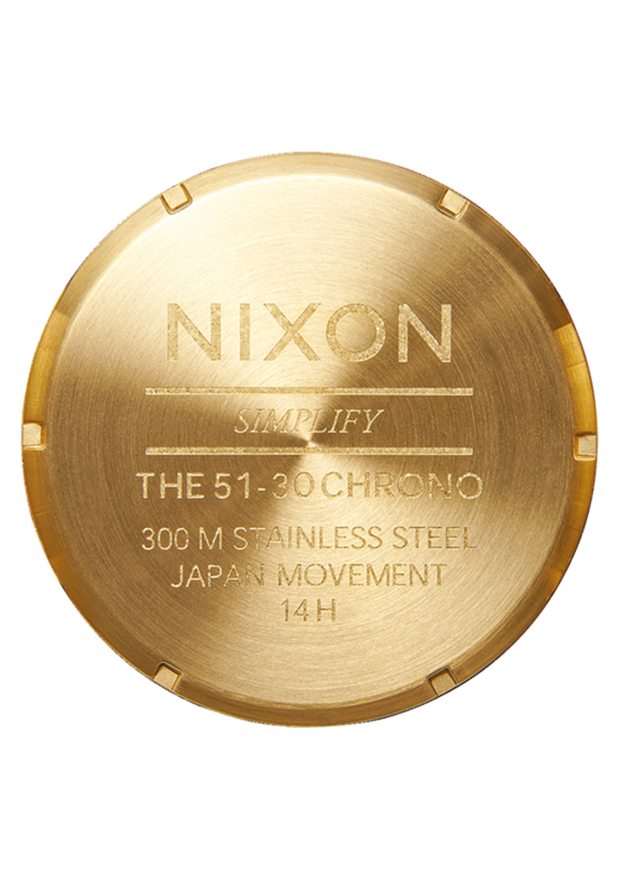 Nixon 51-30 Chrono | 4th Dim Gold/Black