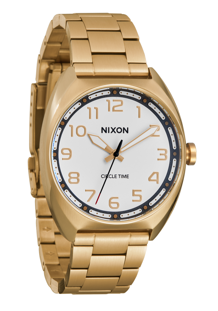 Nixon Mullet Stainless Steel | Light Gold/White