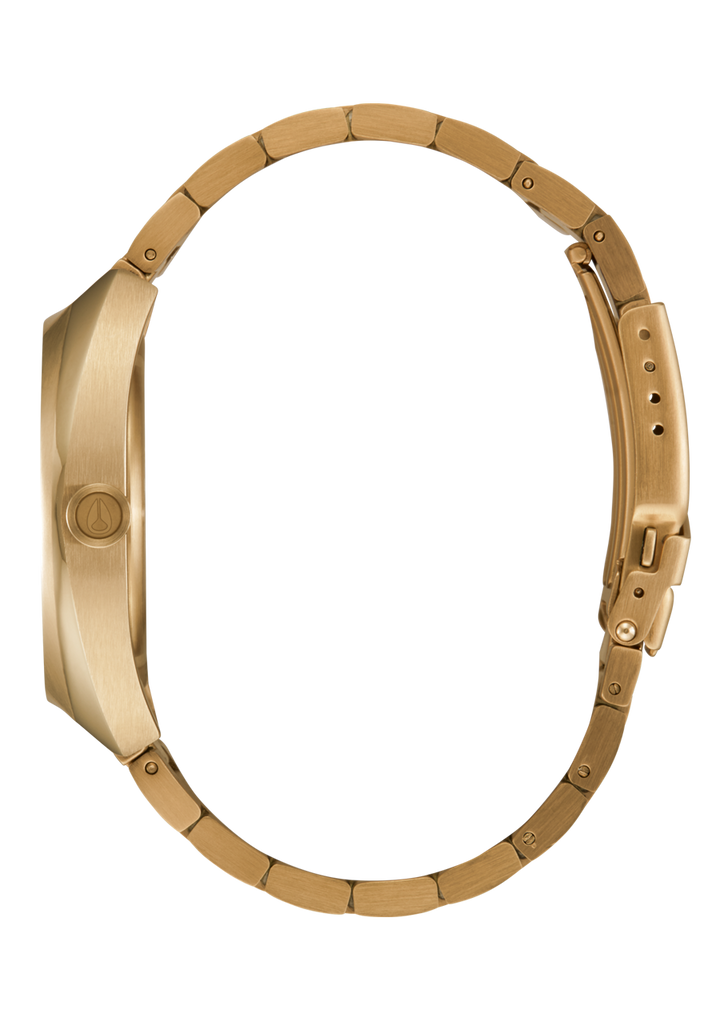 Nixon Mullet Stainless Steel | Light Gold/White