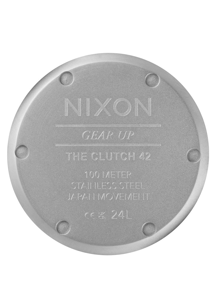 Nixon Clutch 42 | Matte Silver/Thyme