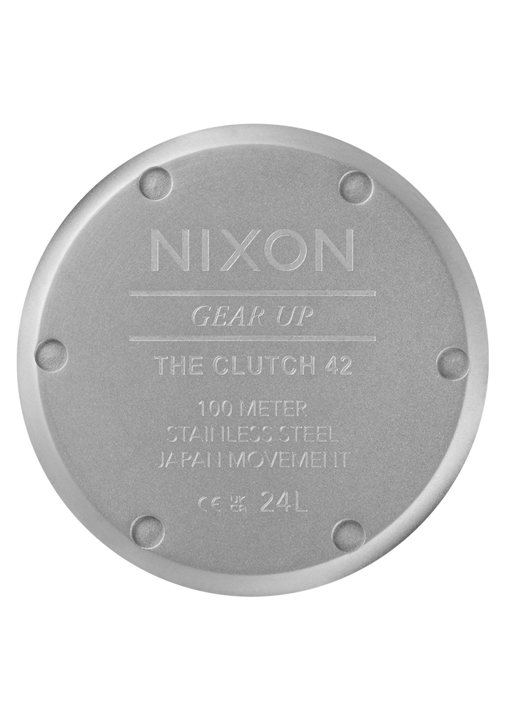 Nixon Clutch 42 | Matte Silver/Thyme
