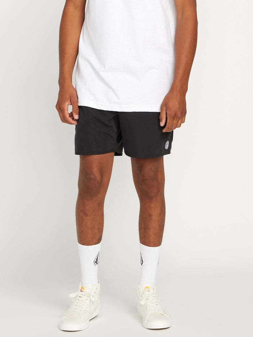 Volcom Lido Solid Trunk 16 (Mens) | Black