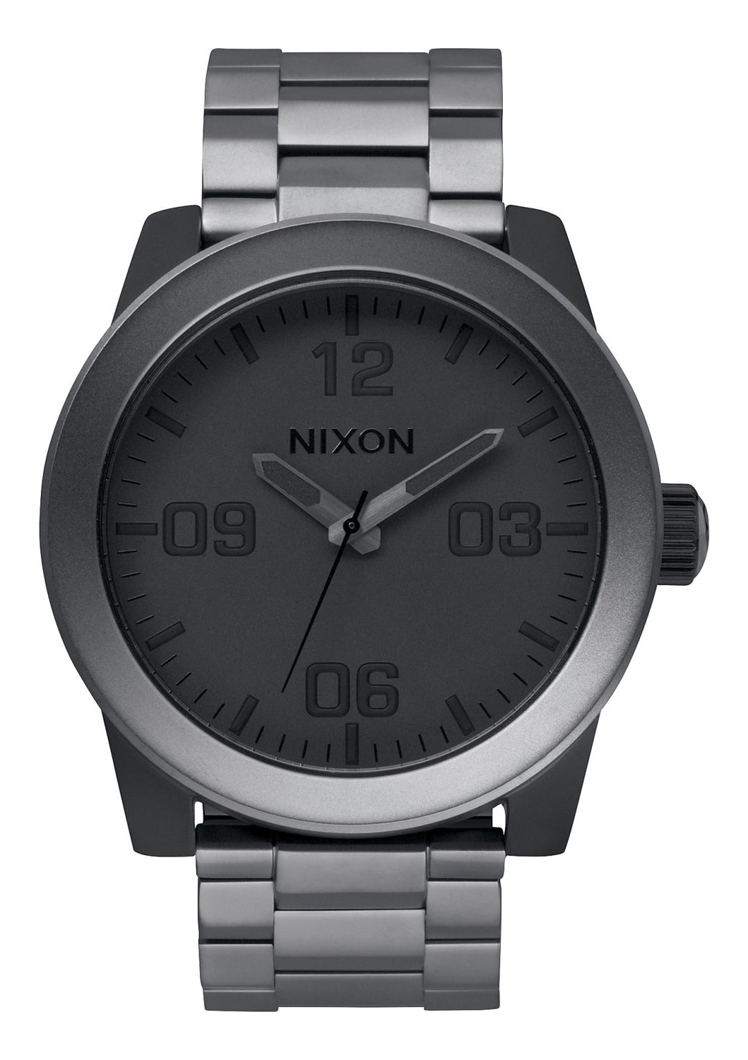 Nixon Corporal Stainless Steel | Matte Black/Matte Gunmetal