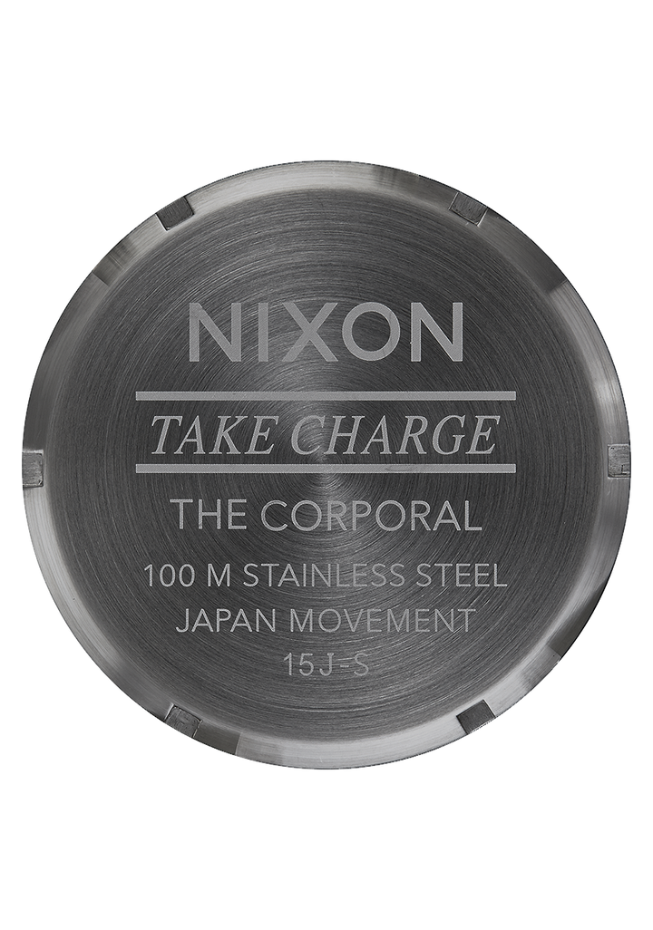 Nixon Corporal Stainless Steel | Matte Black/Matte Gunmetal