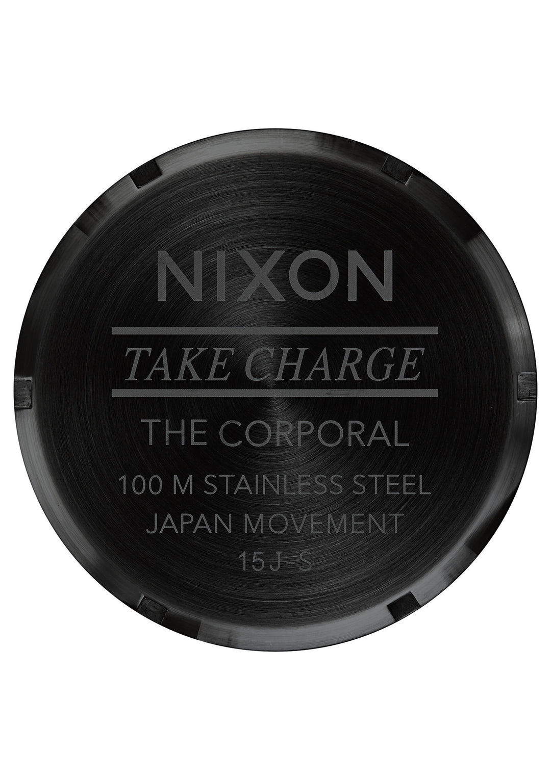 Nixon Corporal Stainless Steel | Matte Black/Gold