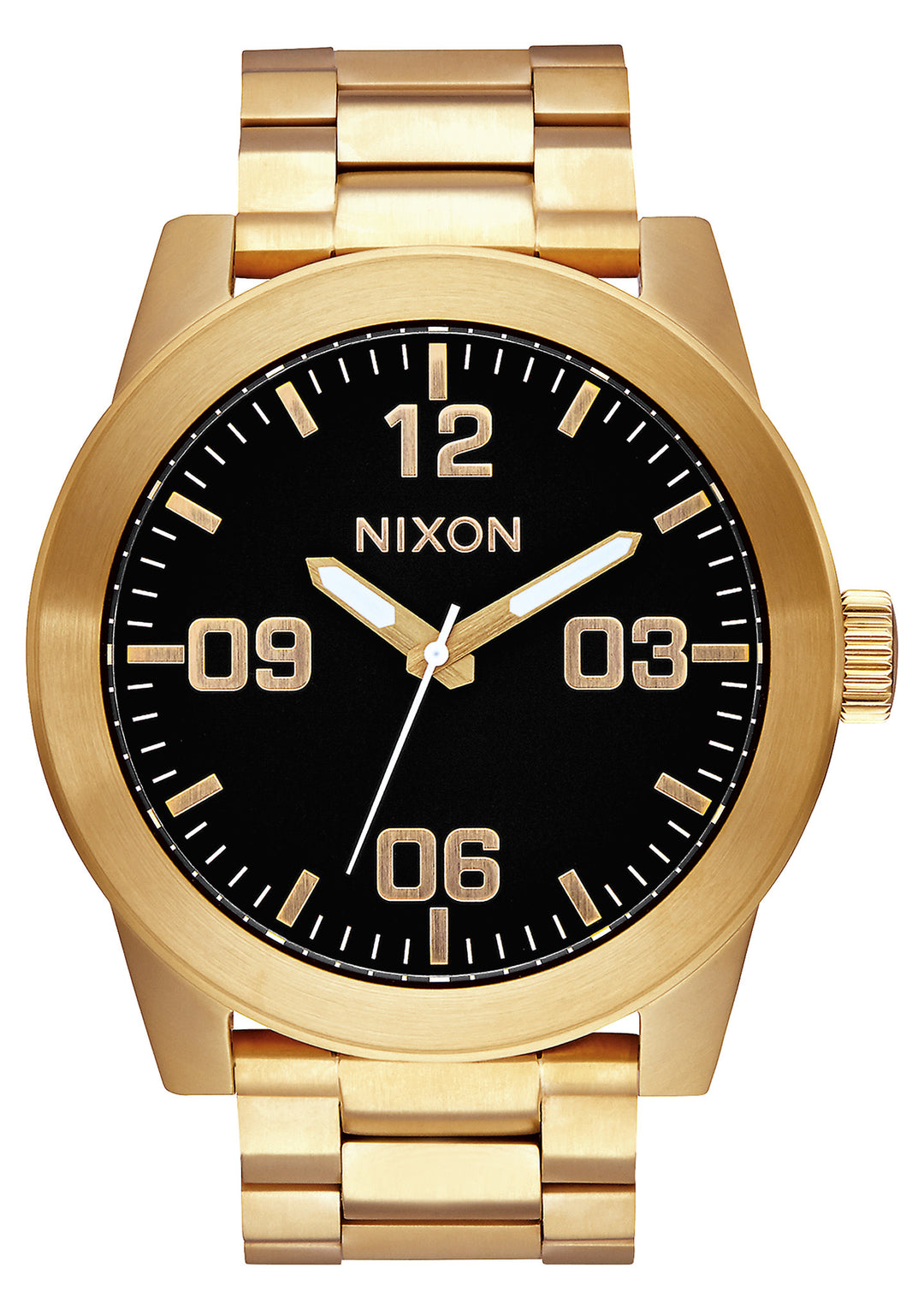Nixon Corporal Stainless Steel | All Gold/Black