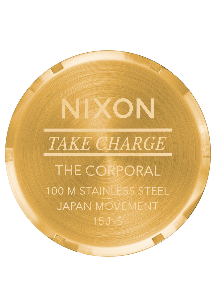 Nixon Corporal Stainless Steel | All Gold/Black
