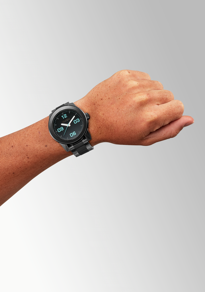 Nixon Corporal Stainless Steel | Silver/Gunmetal
