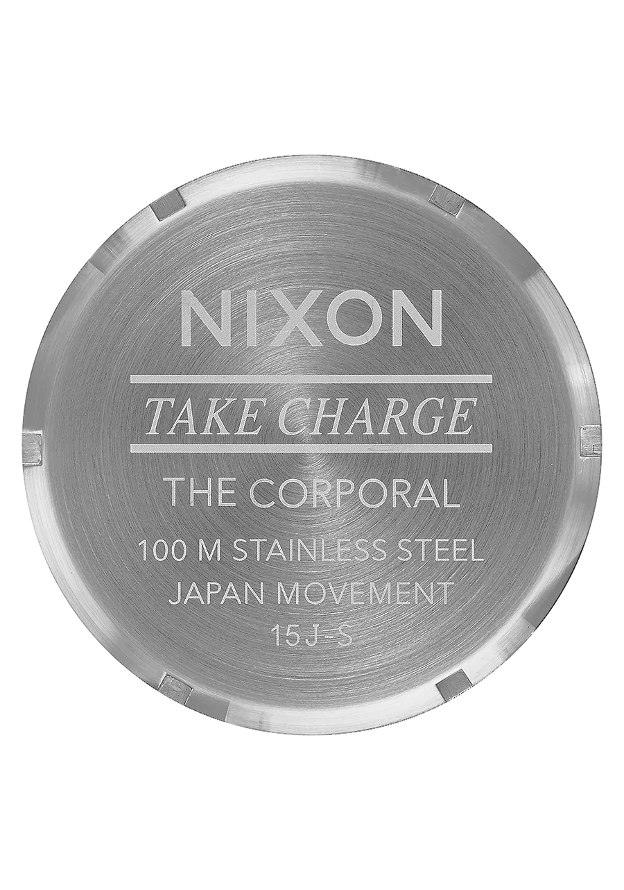 Nixon Corporal Stainless Steel | Silver/Gunmetal
