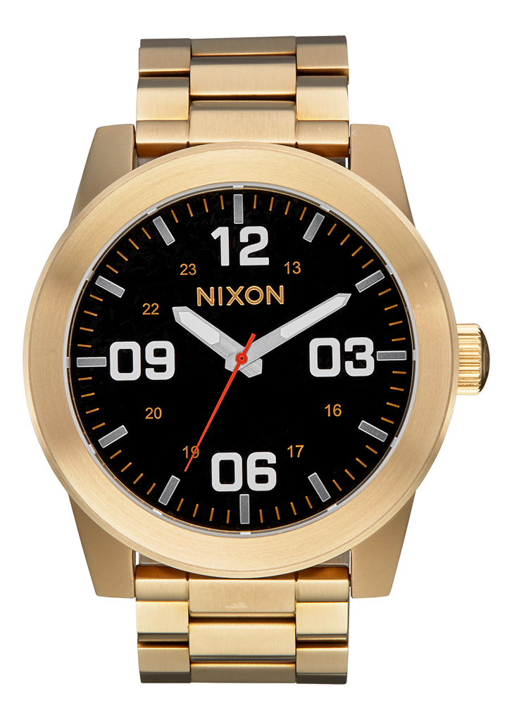 Nixon Corporal Stainless Steel | Yellow Gold/Black