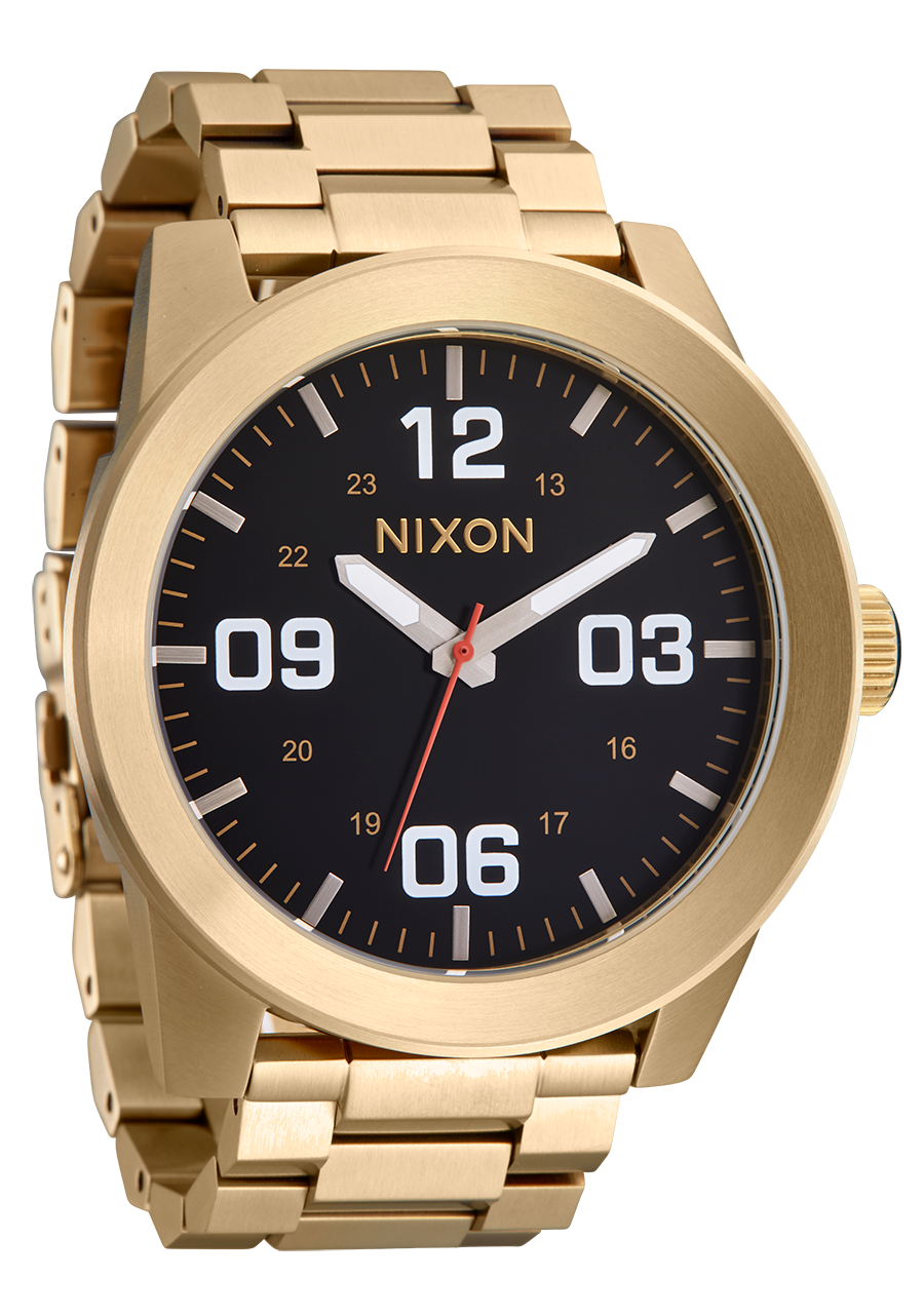 Nixon Corporal Stainless Steel | Yellow Gold/Black