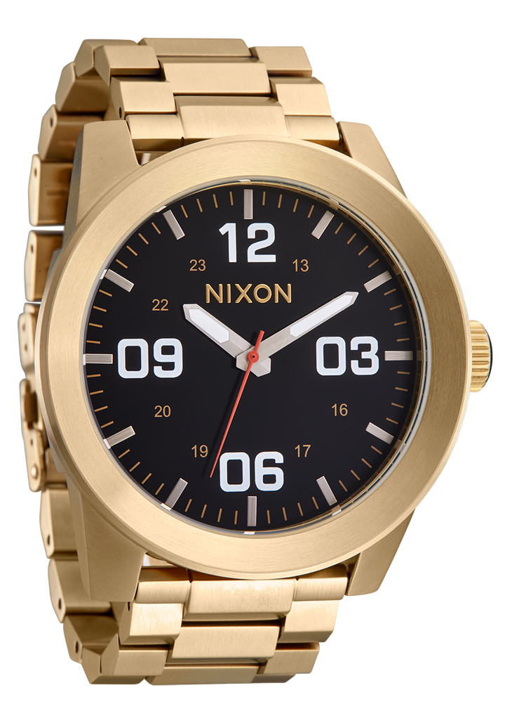 Nixon Corporal Stainless Steel | Yellow Gold/Black