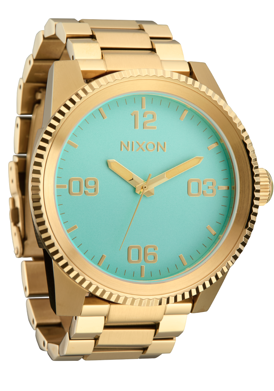 Nixon Corporal Stainless Steel | Gold/Turquoise/Gold