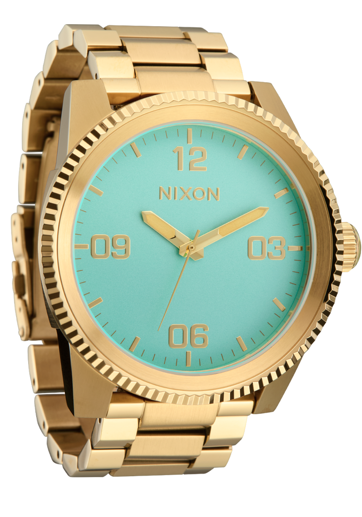 Nixon Corporal Stainless Steel | Gold/Turquoise/Gold