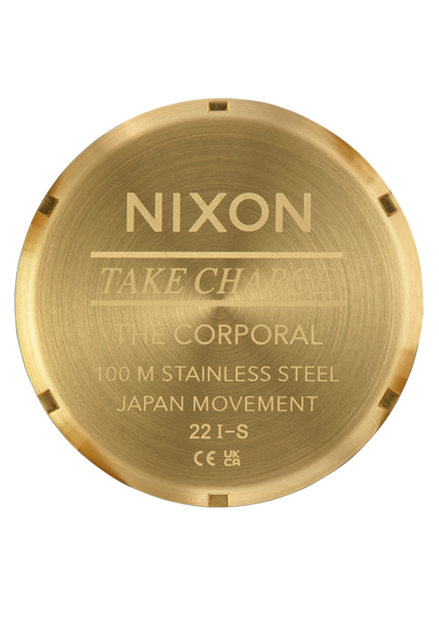 Nixon Corporal Stainless Steel | Gold/Turquoise/Gold