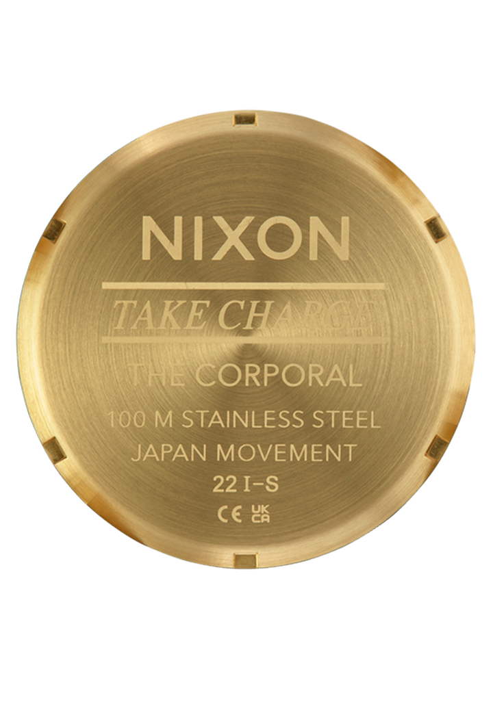 Nixon Corporal Stainless Steel | Gold/Turquoise/Gold