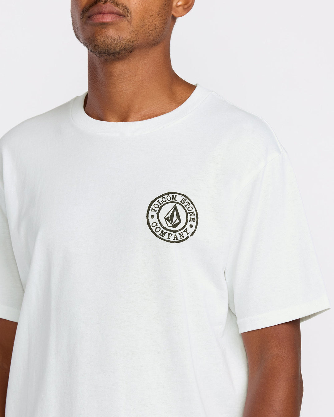 Volcom Logo Stamp Short Sleeve Tee (Men&