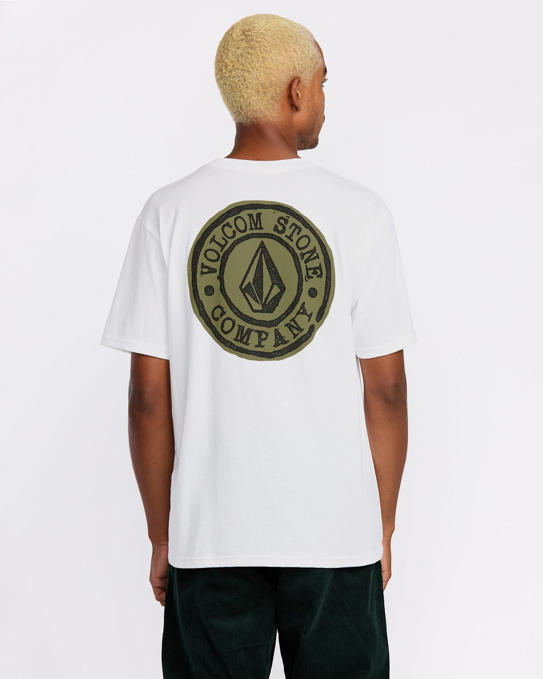 Volcom Logo Stamp Short Sleeve Tee (Men&