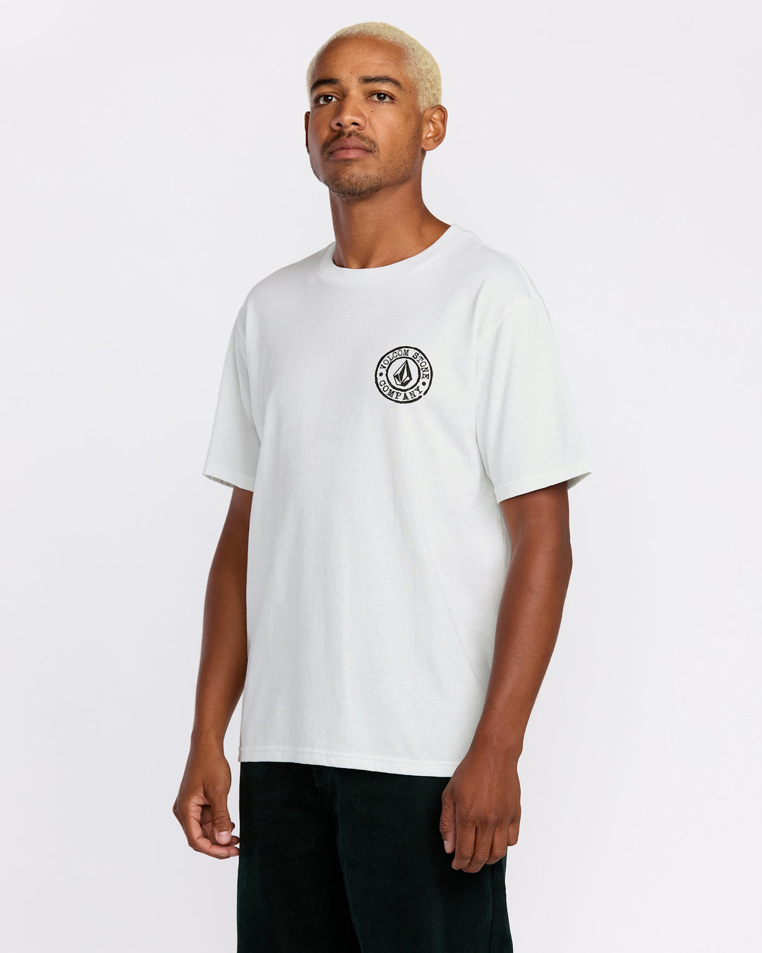 Volcom Logo Stamp Short Sleeve Tee (Men&