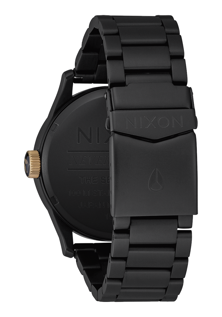 Nixon Sentry Stainless Steel | Matte Black/Gold