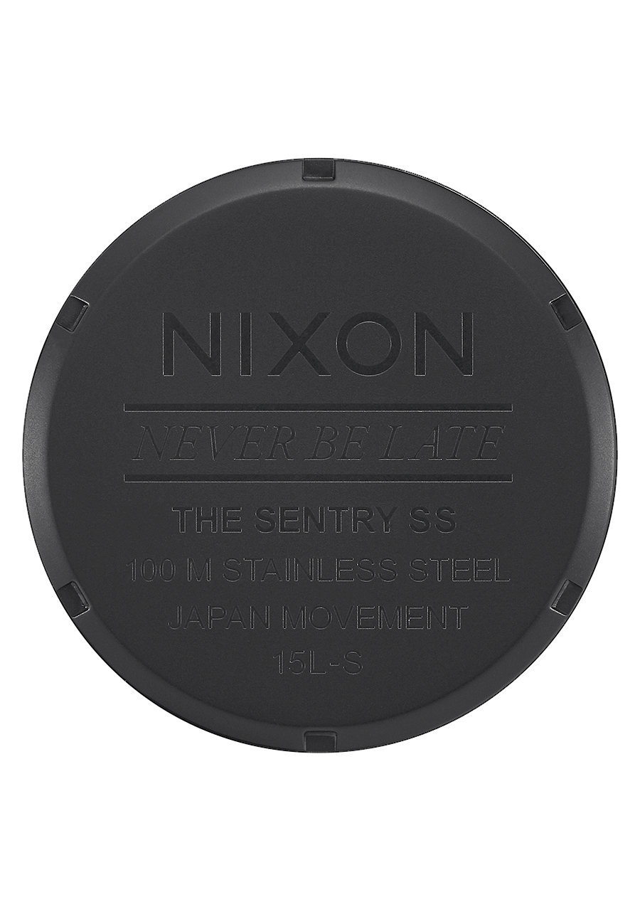 Nixon Sentry Stainless Steel | Matte Black/Gold