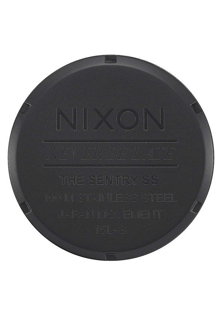 Nixon Sentry Stainless Steel | Matte Black/Gold