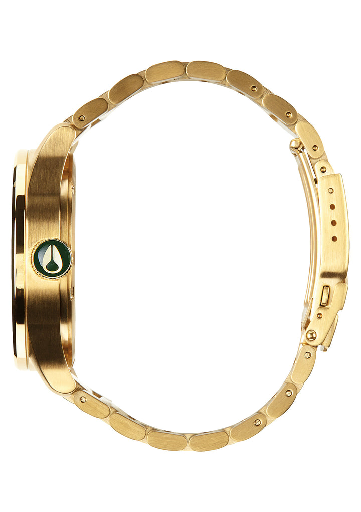 Nixon Sentry Stainless Steel | Gold/Green Sunray