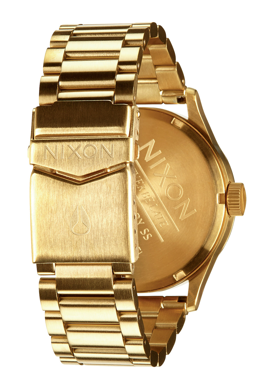 Nixon Sentry Stainless Steel | Gold/Green Sunray