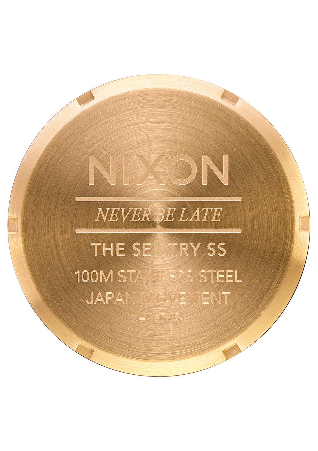 Nixon Sentry Stainless Steel | Gold/Green Sunray