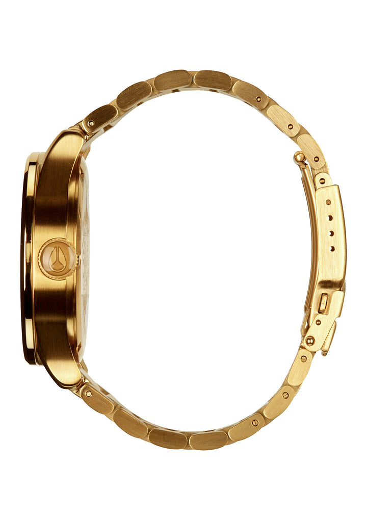 Nixon Sentry Stainless Steel | All Gold