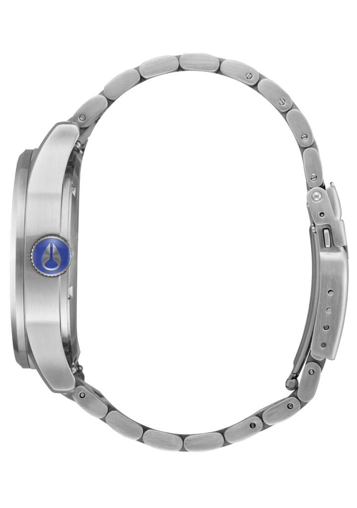 Nixon Sentry Stainless Steel | Silver/Cobalt