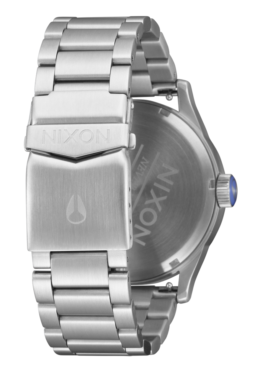 Nixon Sentry Stainless Steel | Silver/Cobalt