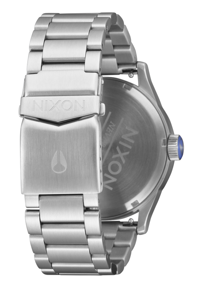 Nixon Sentry Stainless Steel | Silver/Cobalt