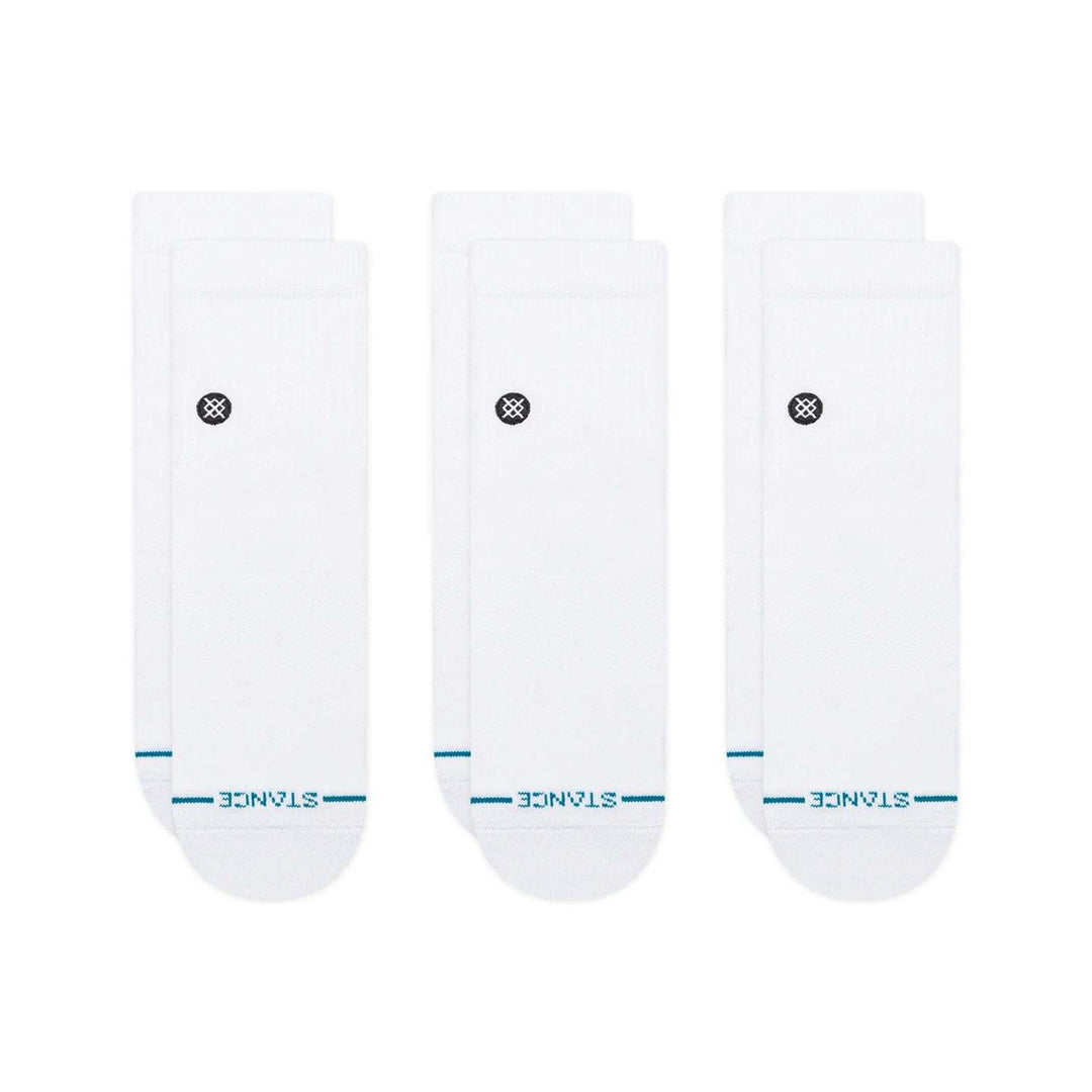 Stance Stp Icon Quarter-3Pk (Mens) | White