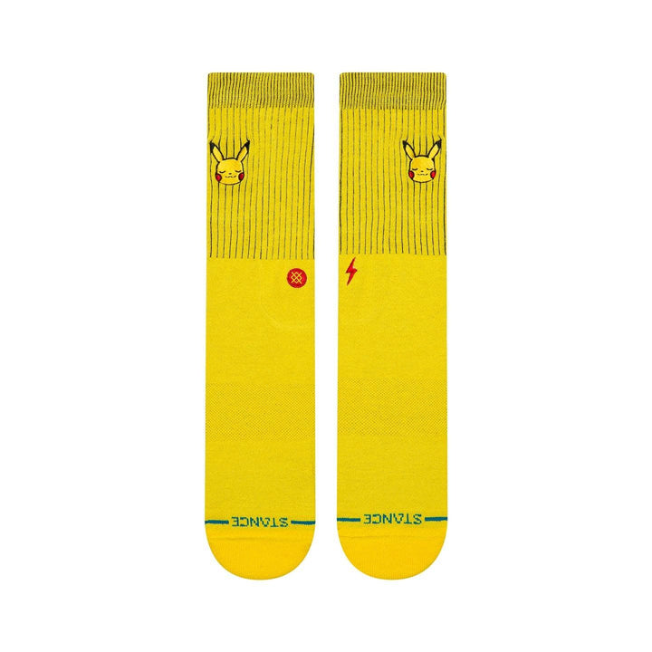 Stance Pikachu Crew (Unisex) | Yellow