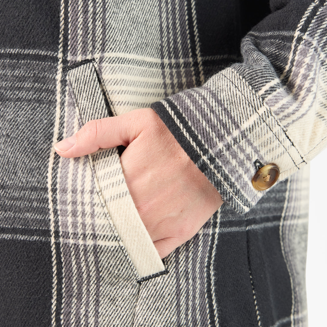 Dickies Flannel Plaid Shacket (Womens) | Black