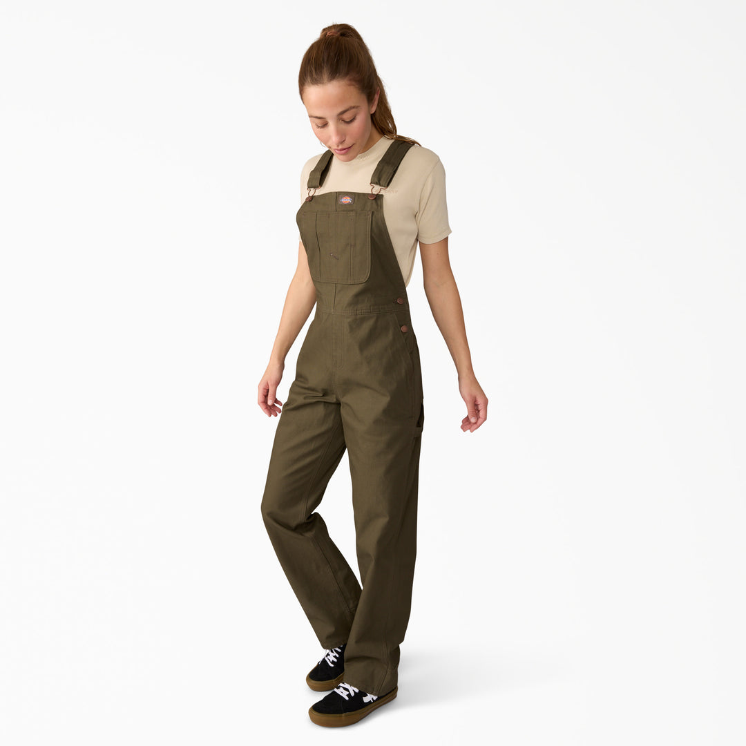Dickies Relaxed Bib Overall (Womens) | Moss Green
