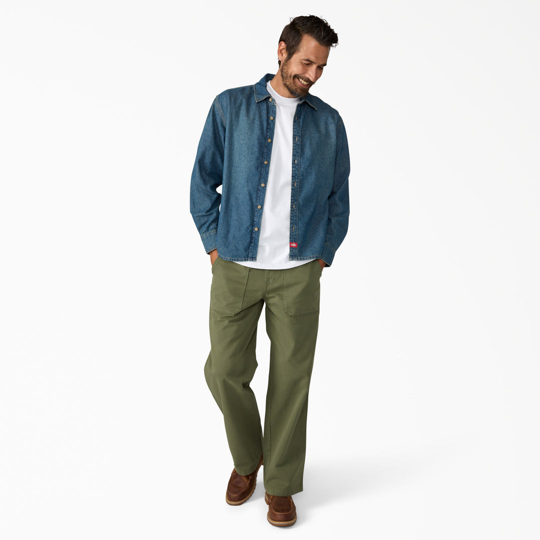 Dickies Lightweight Denim Long Sleeve Shirt (Men&