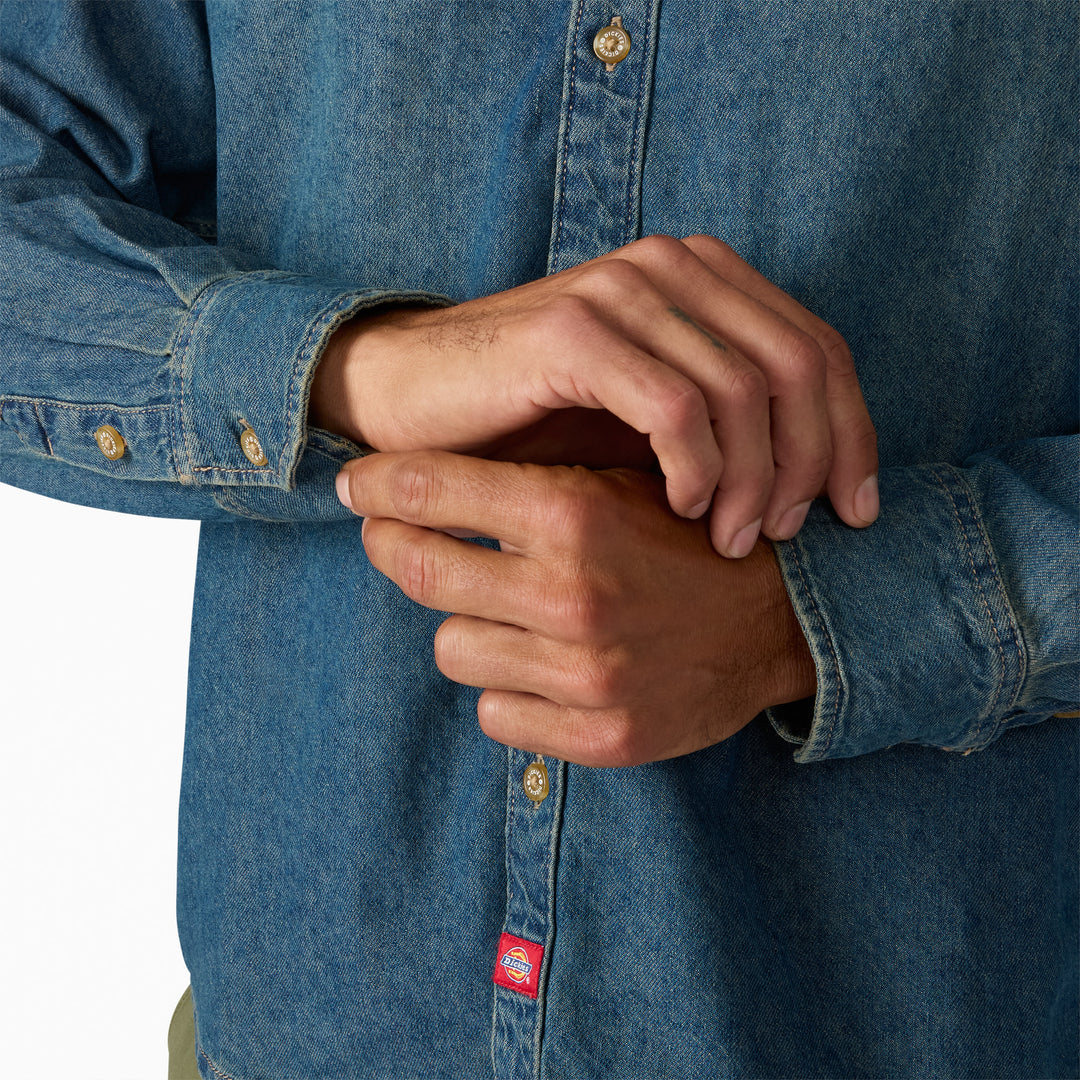 Dickies Lightweight Denim Long Sleeve Shirt (Men&