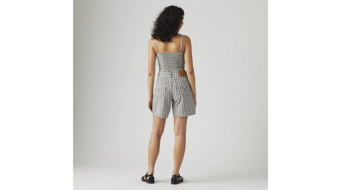 Levis High Baggy Short (Womens) | Milo Plaid