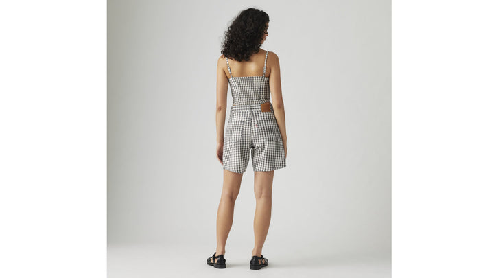 Levis High Baggy Short (Womens) | Milo Plaid