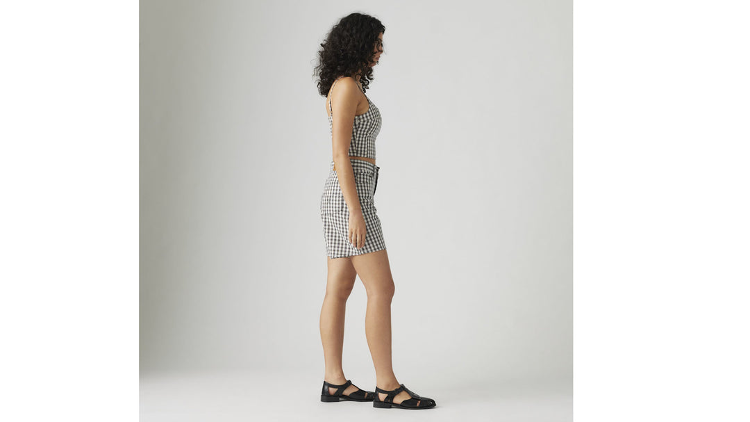 Levis High Baggy Short (Womens) | Milo Plaid