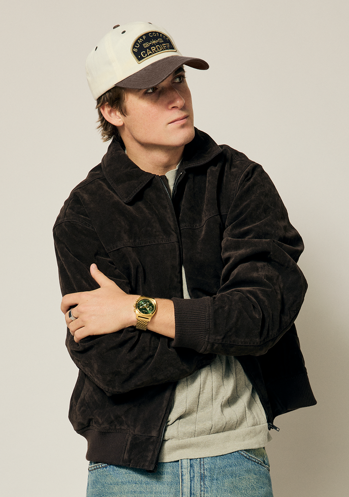 Nixon Time Teller Chrono | Gold/Green Sunray
