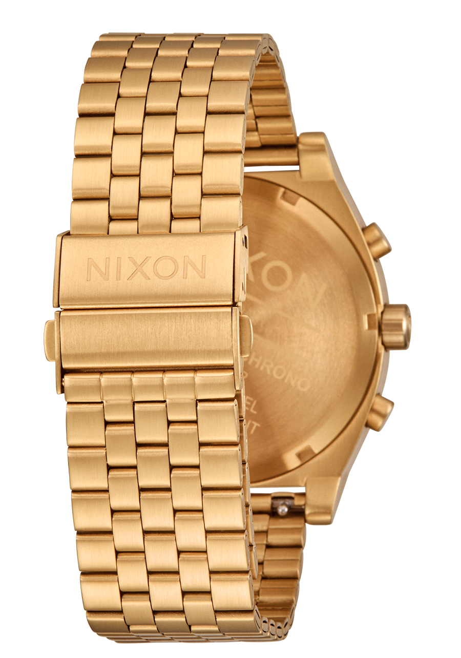 Nixon Time Teller Chrono | Gold/Green Sunray