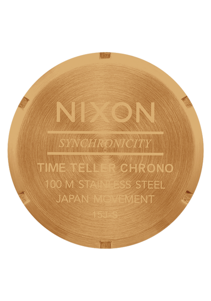 Nixon Time Teller Chrono | Gold/Green Sunray